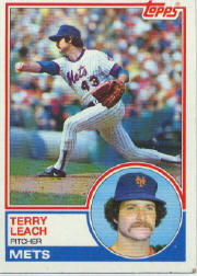 1983 Topps      187     Terry Leach